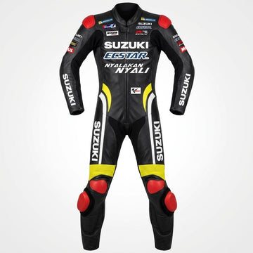Suzuki MotoGP-Style Black Leather Suit — 2018 Livery
