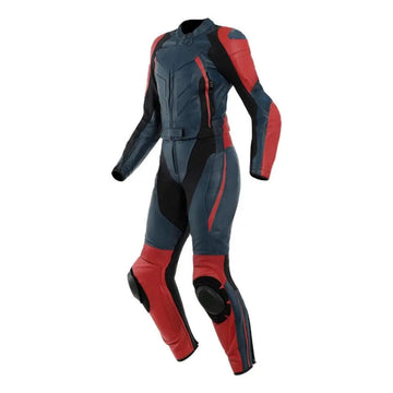 Women's Real Leather Motorcycle Suit - Full Body Biker Protection  Custom Fit
